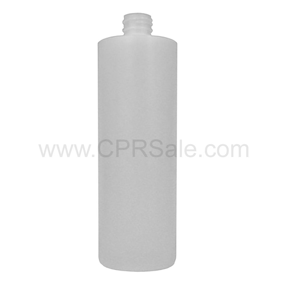 Plastic Bottle, HDPE, Cylinder, Natural, 16oz