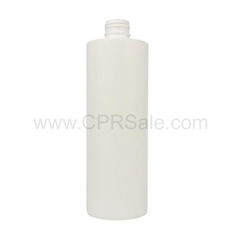 Plastic Bottle, HDPE, Cylinder, White, 32oz