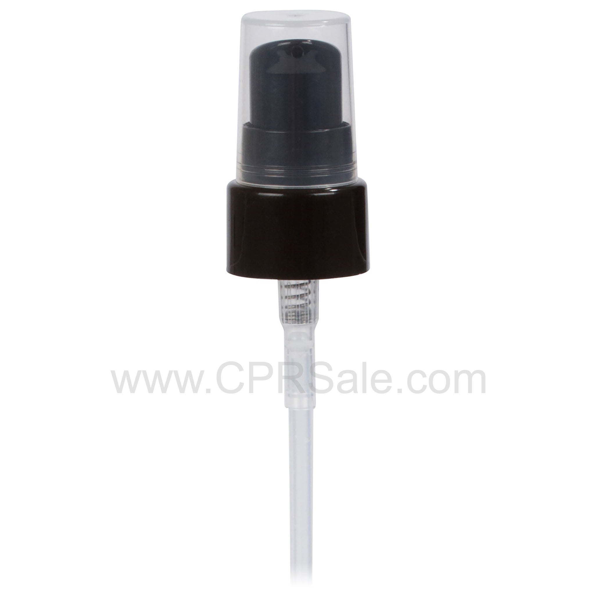 Pump, 20/410, Treatment, Black, Smooth, Output 1.3cc, Dip tube Length: 6 in