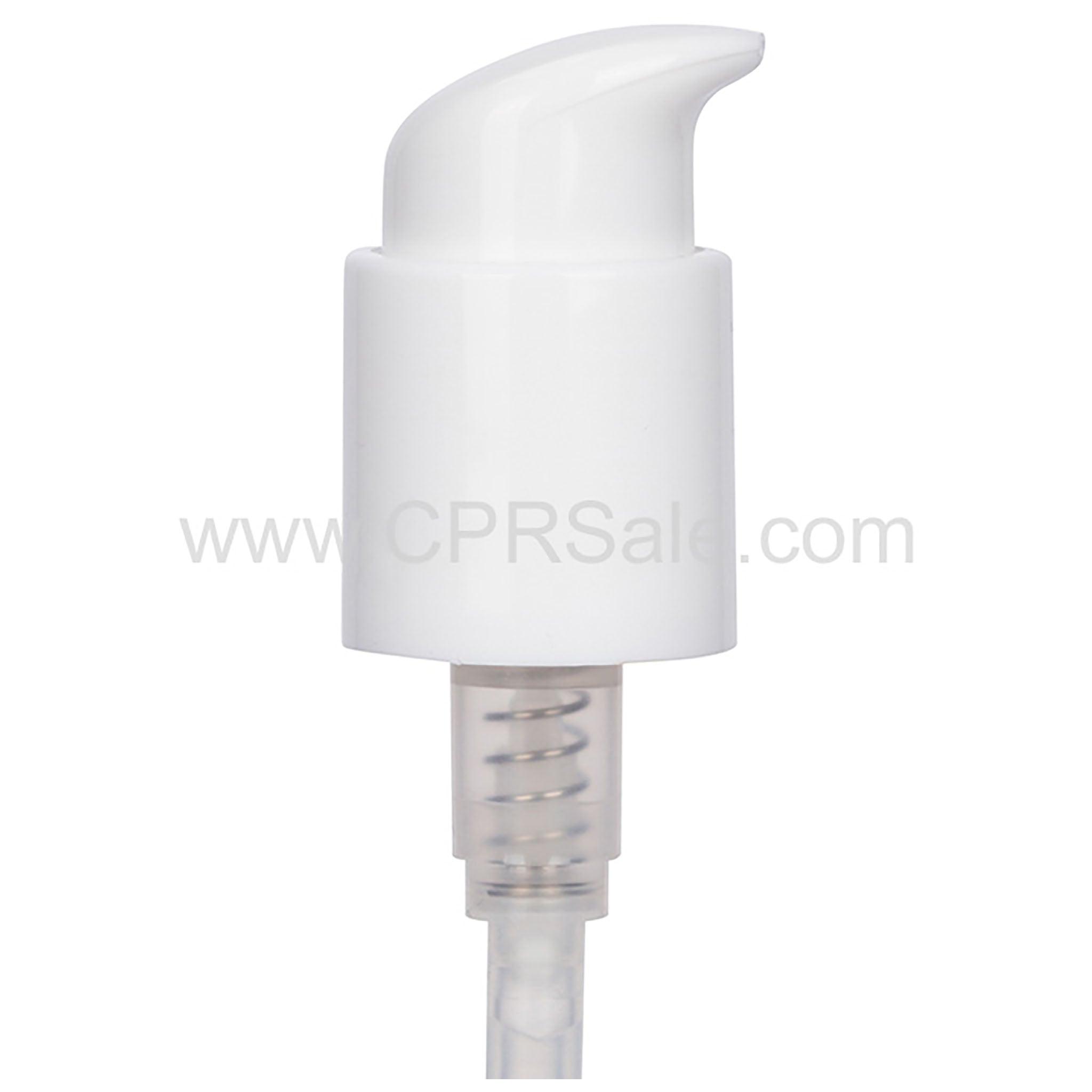 Pump, 22/410, Treatment, White, Smooth, No Hood, Locking, Dip tube Length: 7 in