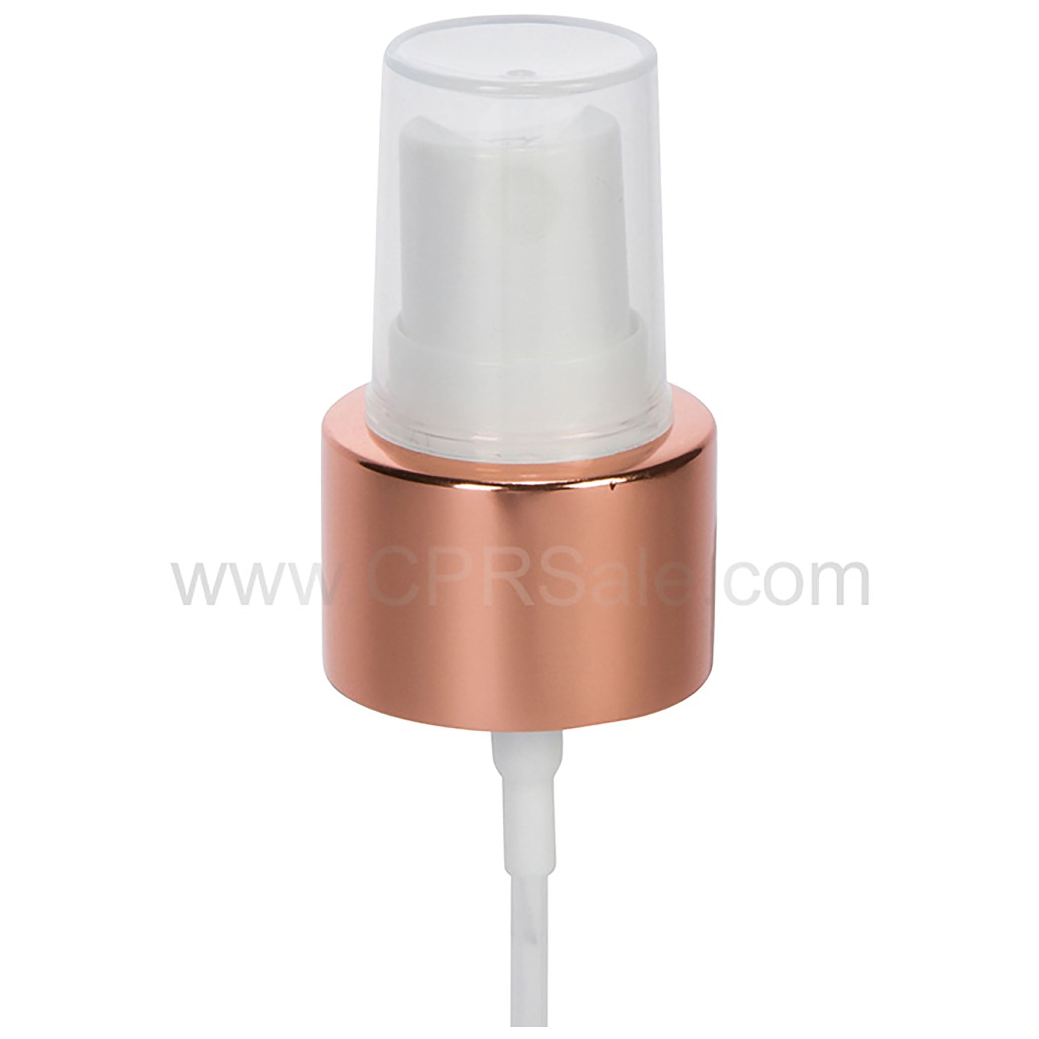 Pump, 24/410, Treatment, Shiny Rose Gold Collar, Natural PP Hood