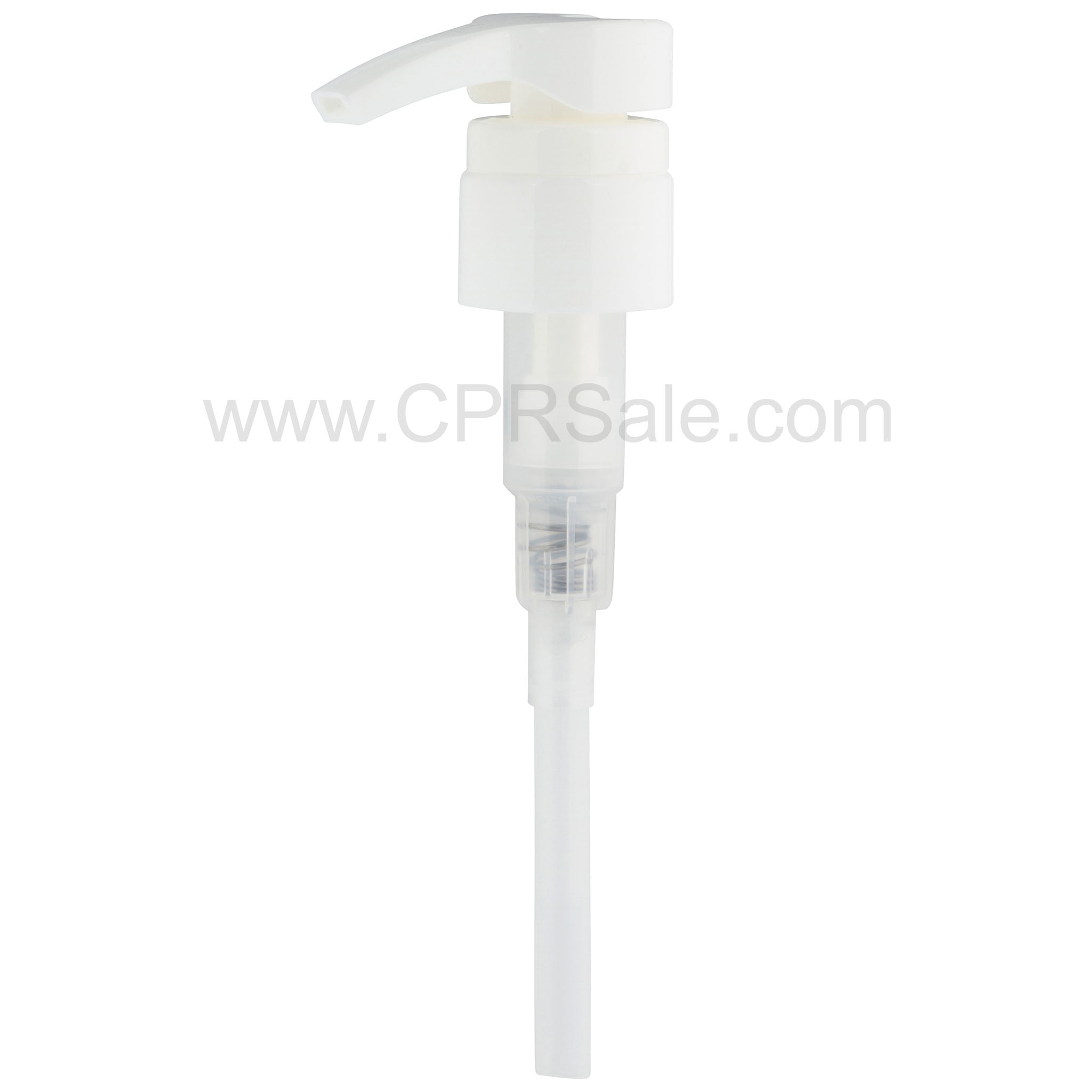 Pump, 28/410, White, Smooth, Diptube Length = 9 inches
