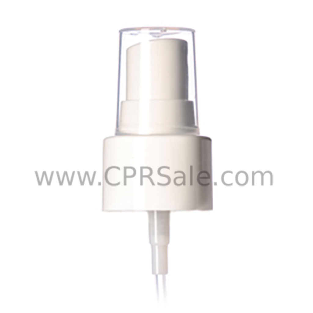 Sprayer, 20/410, White, Smooth, Uncut Diptube Length = 6"