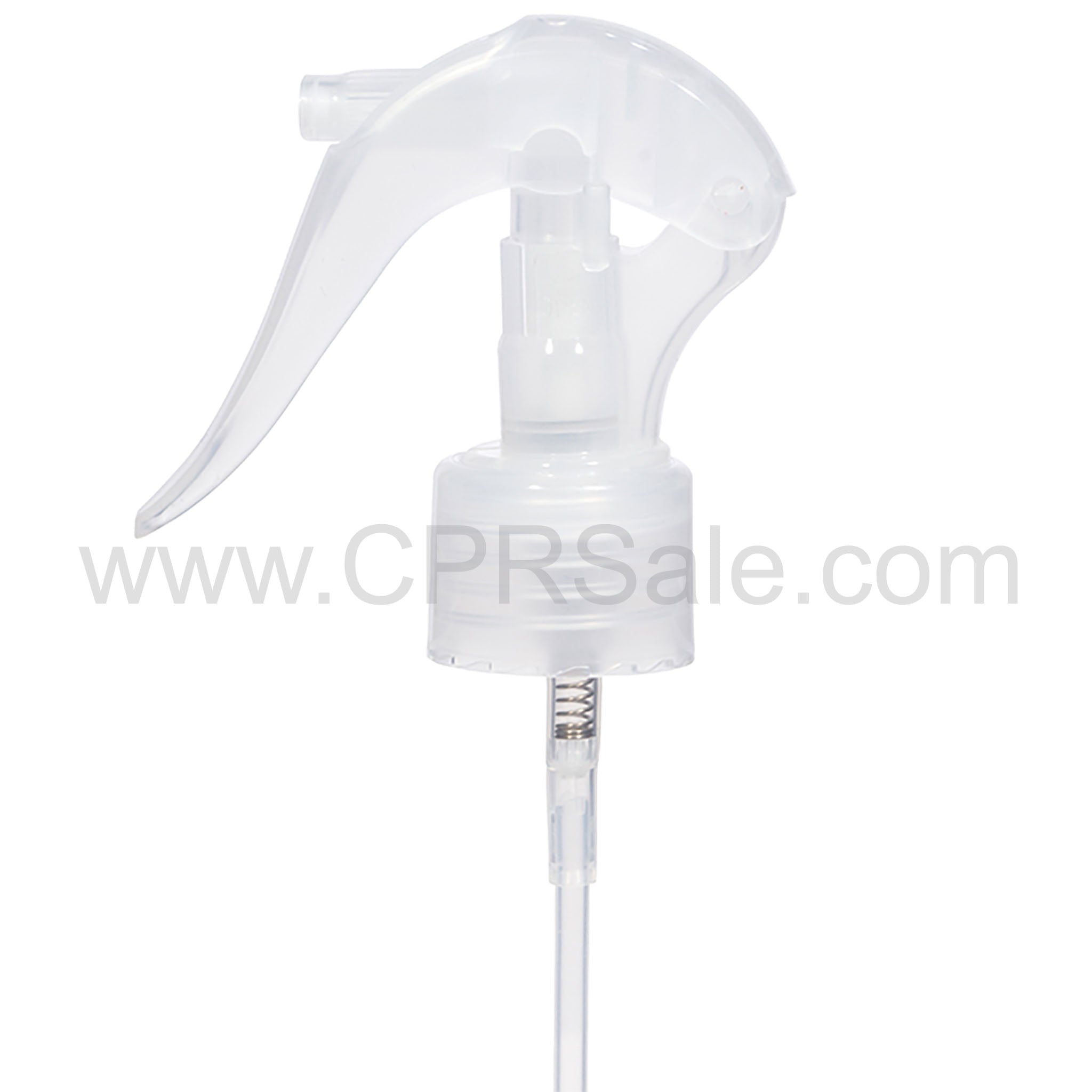 Mini Fine Mist Trigger Sprayer, 24/410, Natural, Smooth with Lock, Uncut Diptube Length = 8-1/8"