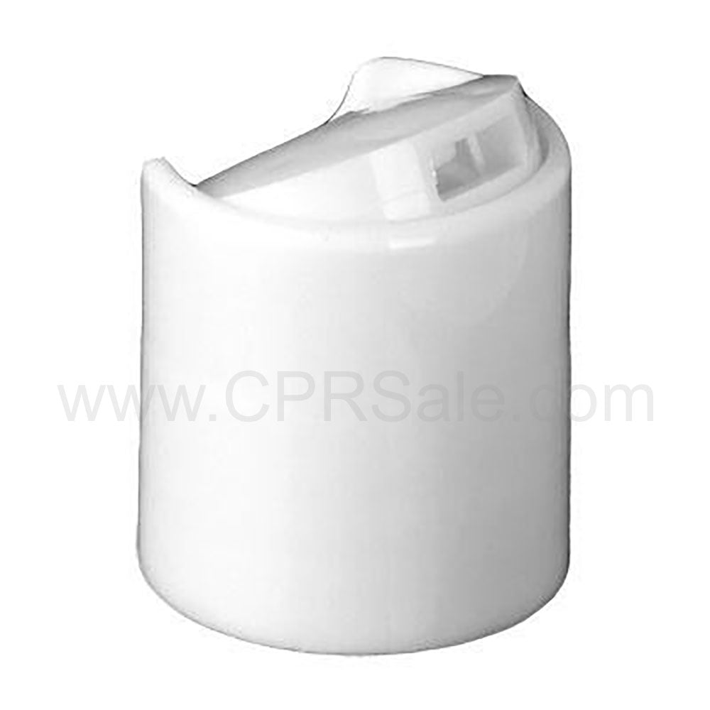 Cap, 20/410, Disc Cap, White