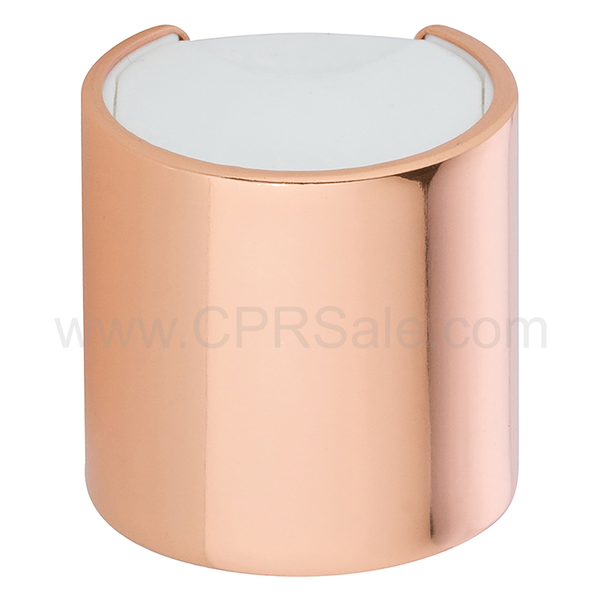 Cap, 24/410, Disc Cap, Shiny Rose Gold Over-cap