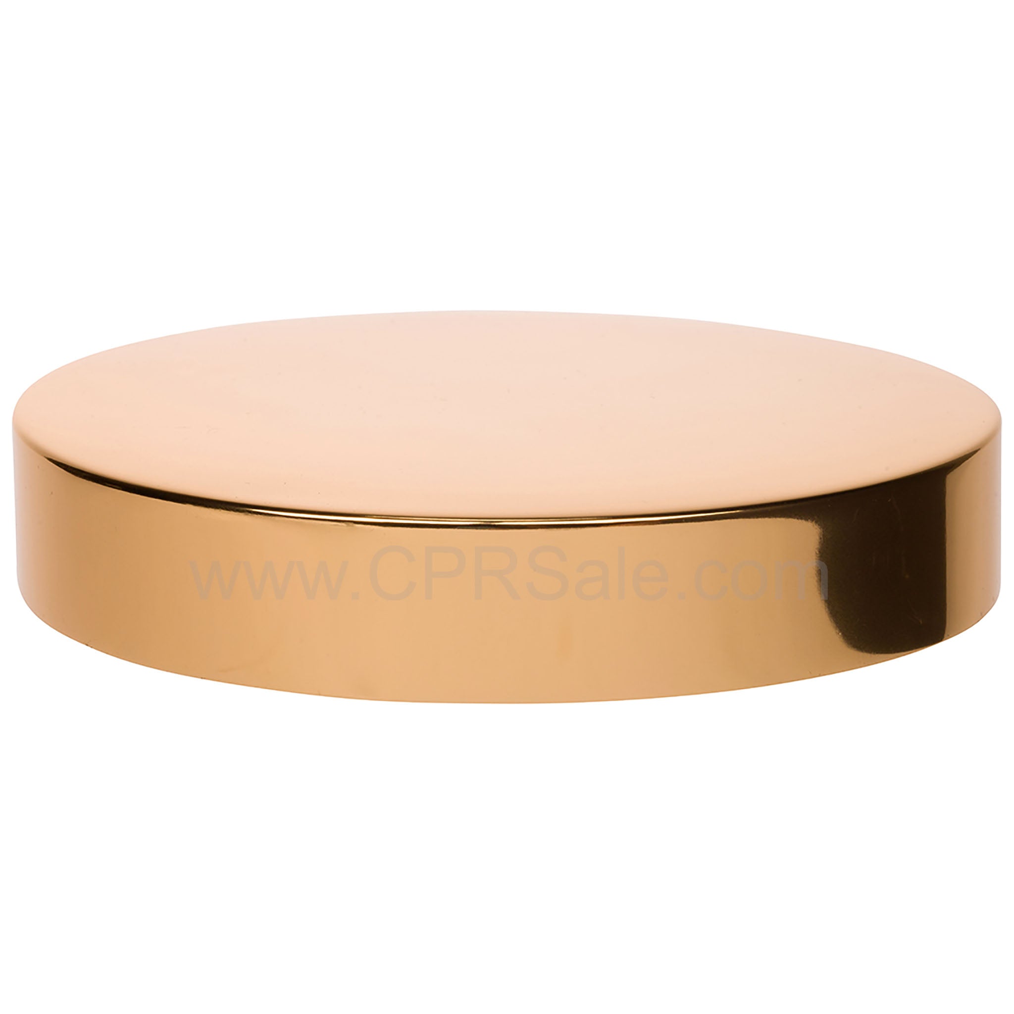 Cap, 89/400, Aluminum Cap, Shiny Gold, with Foam Liner