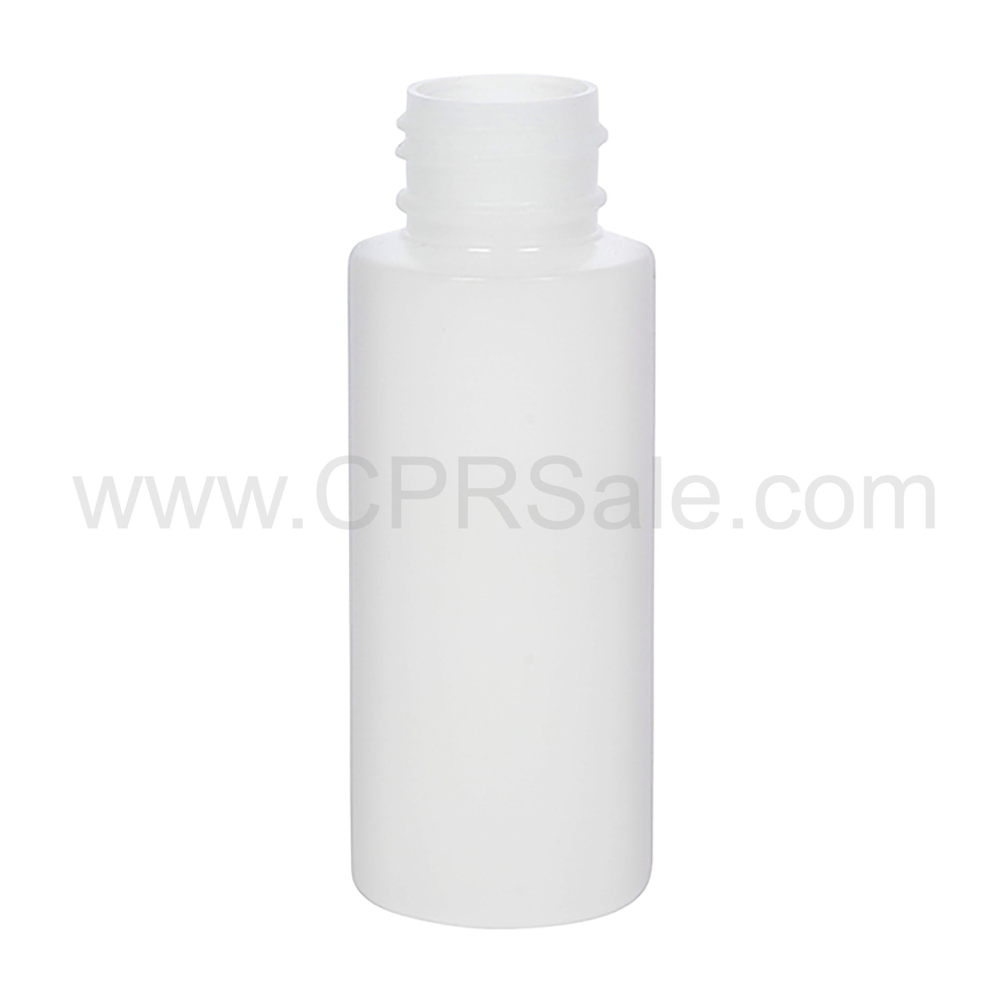 Plastic Bottle, LDPE, Cylinder, Natural, 1oz