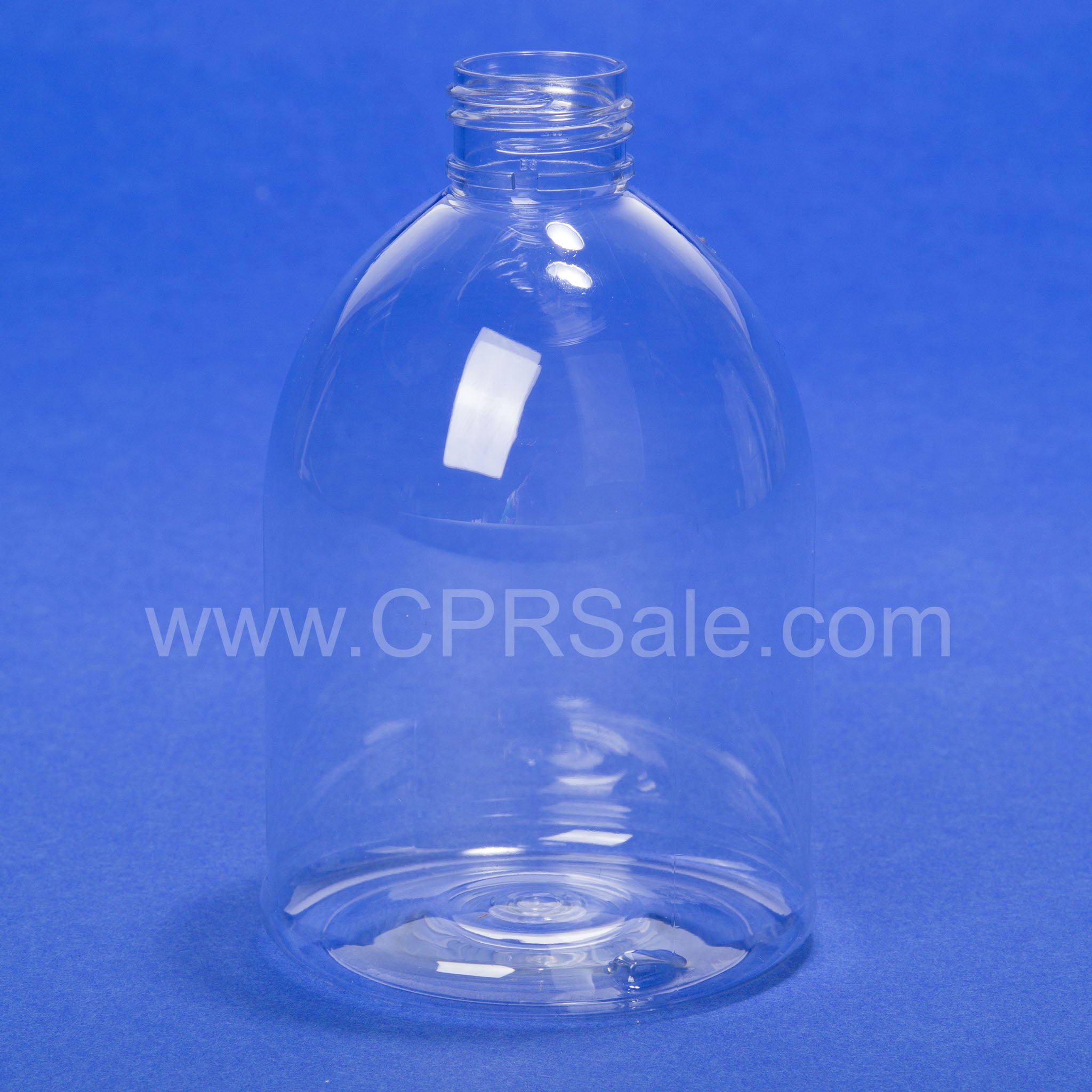 Plastic Bottle, PET, Tapered Round, Clear, 10oz