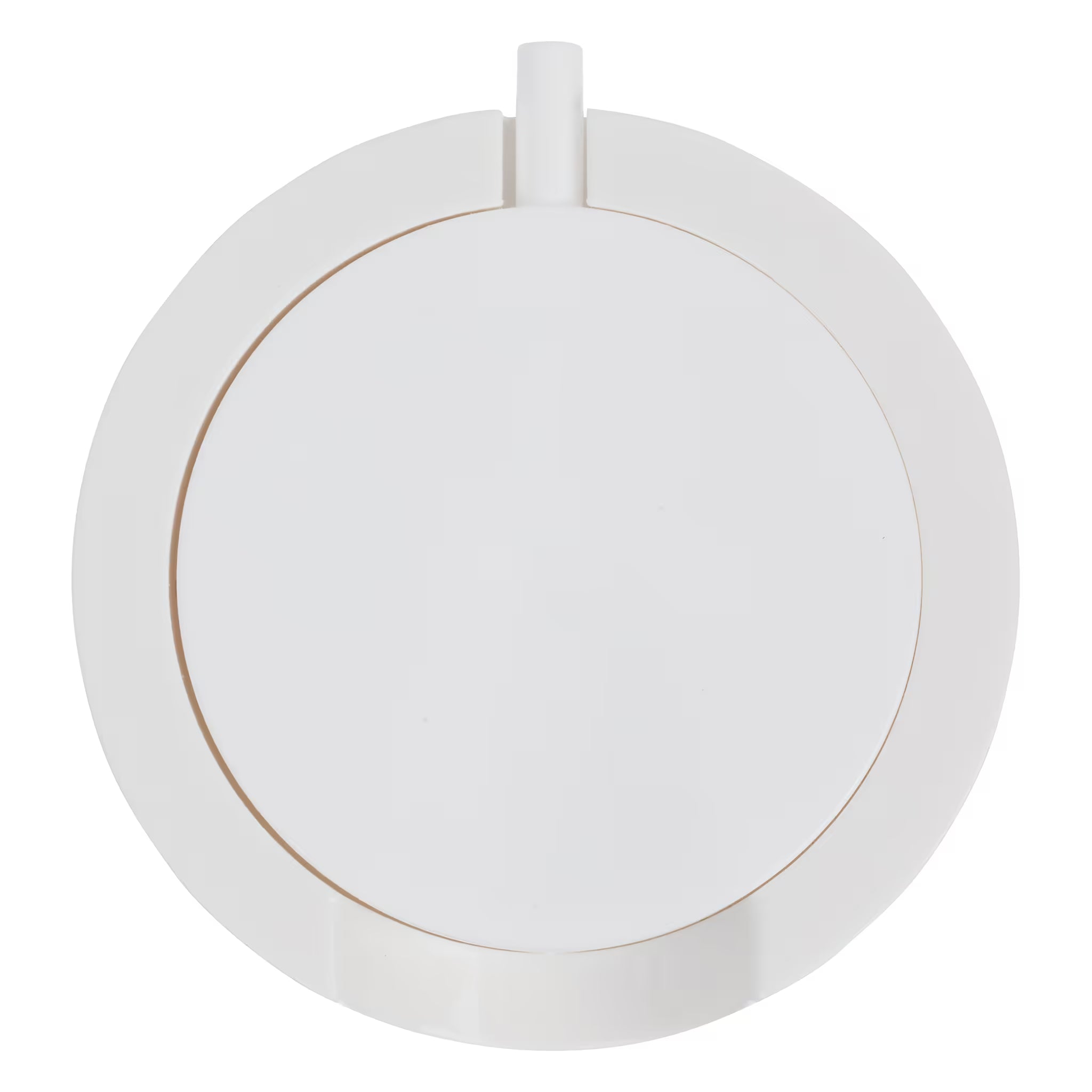 Airless Jar, Smooth White Dispensing Cap, Clear Body with White Inner Cup 50 mL