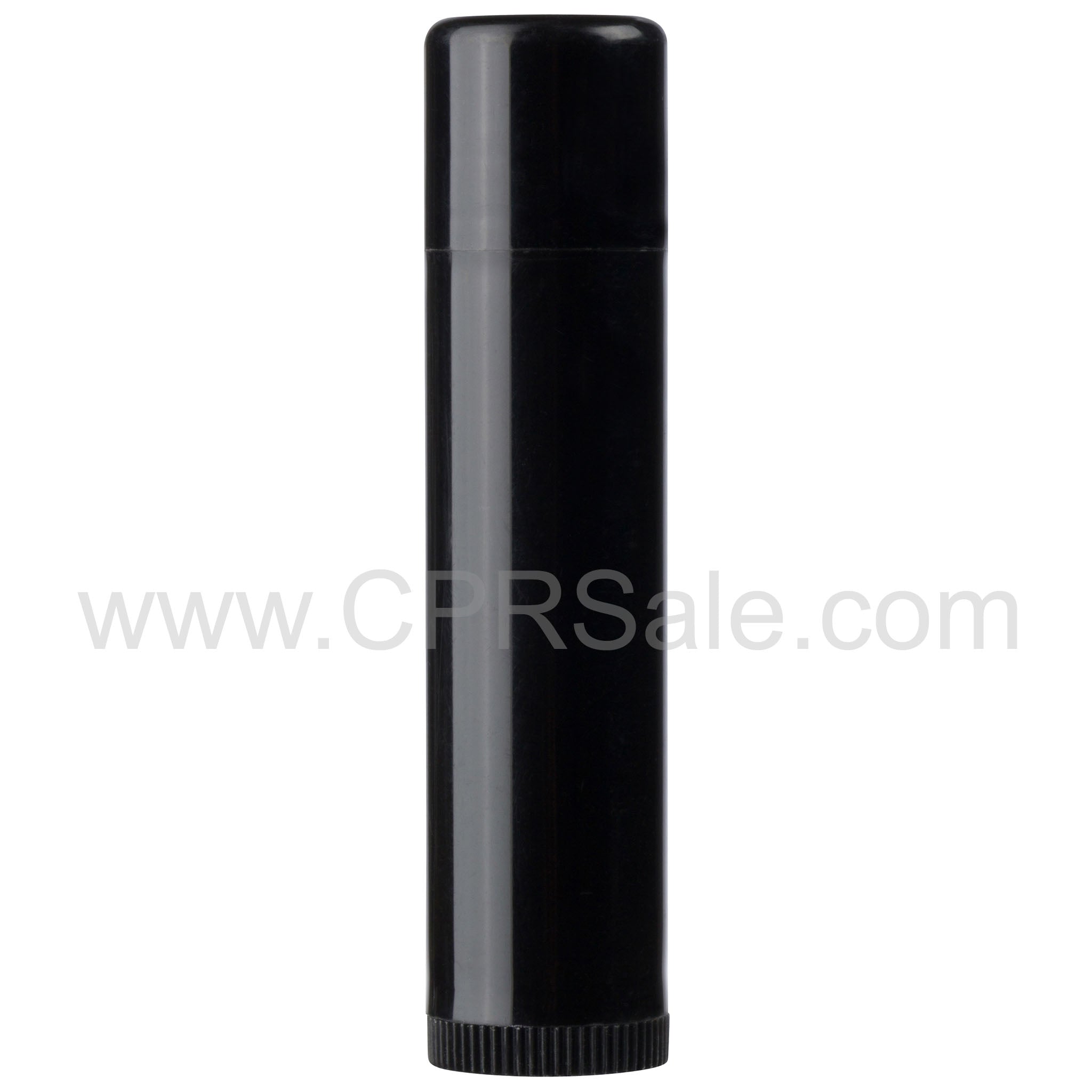 Lip Balm Tube, Black Cap, Black Body, 0.15 mL