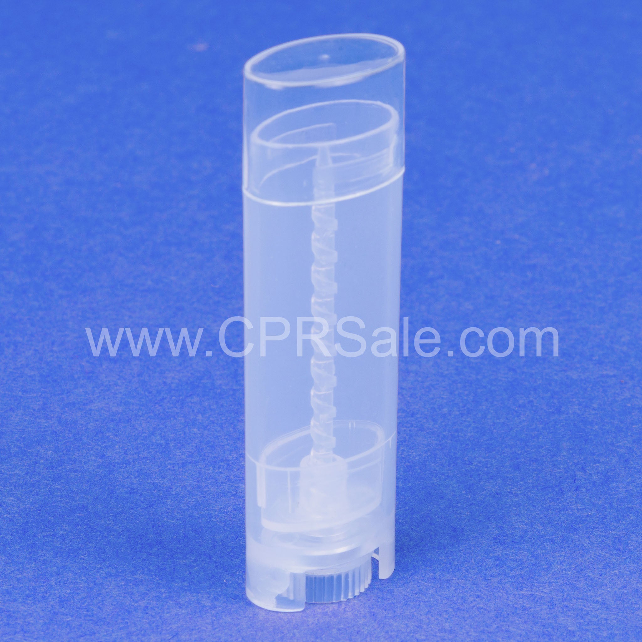 Oval Lip Balm Tube, Natural Cap, Natural Body, 0.15 mL