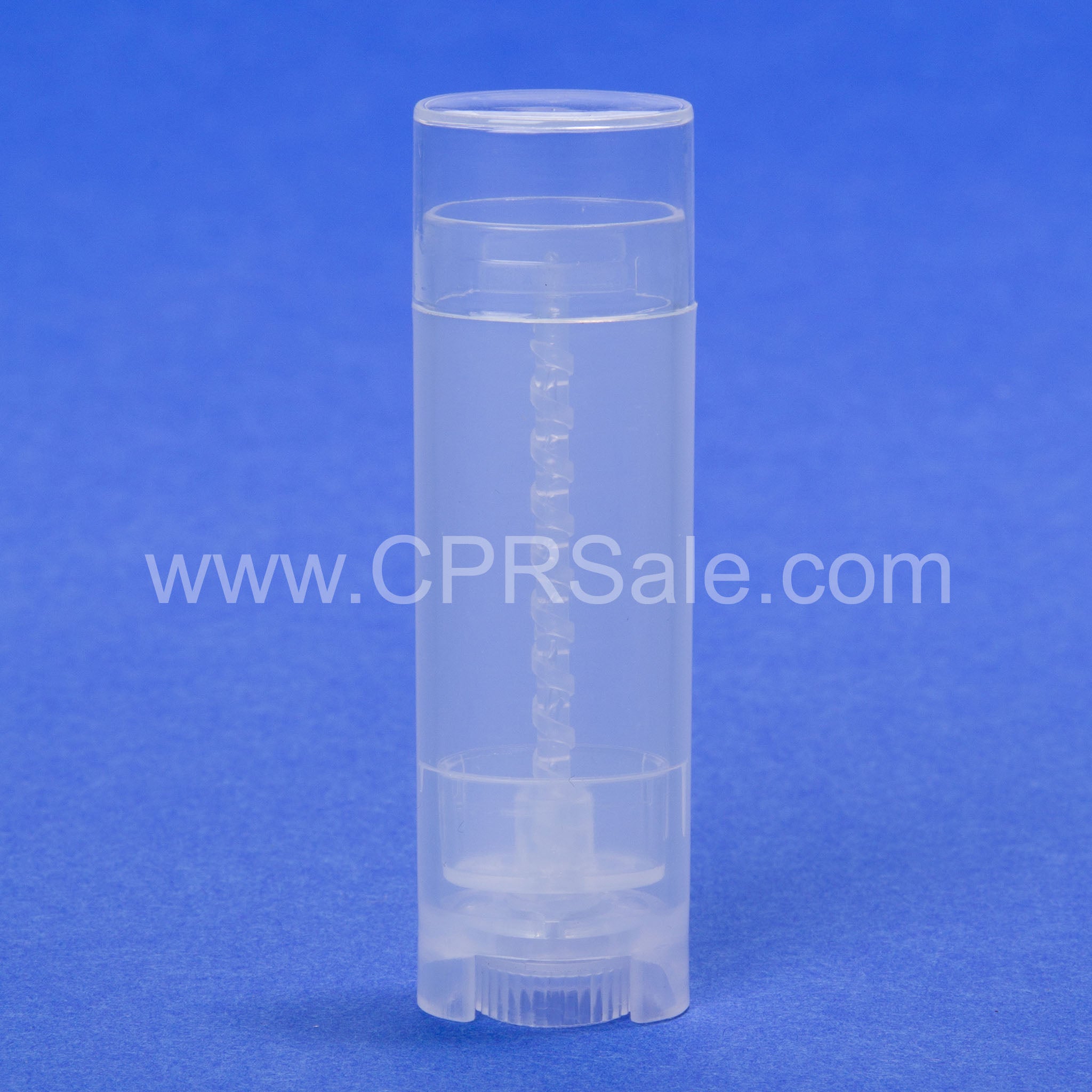 Oval Lip Balm Tube, Natural Cap, Natural Body, 0.15 mL