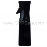 6.7oz (200ml) Black Continuous Nano Mist Sprayer with Black PET Bottle